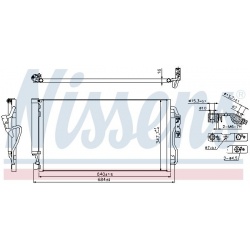 kondensatorius, oro kondicionierius ** FIRST FIT **
NISSENS