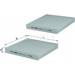 Filtras salono
MAHLE LA630/S, MAHLE, LA630S, a