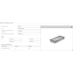 Filtras oro
MAHLE LX514, MAHLE, LX514, auto de